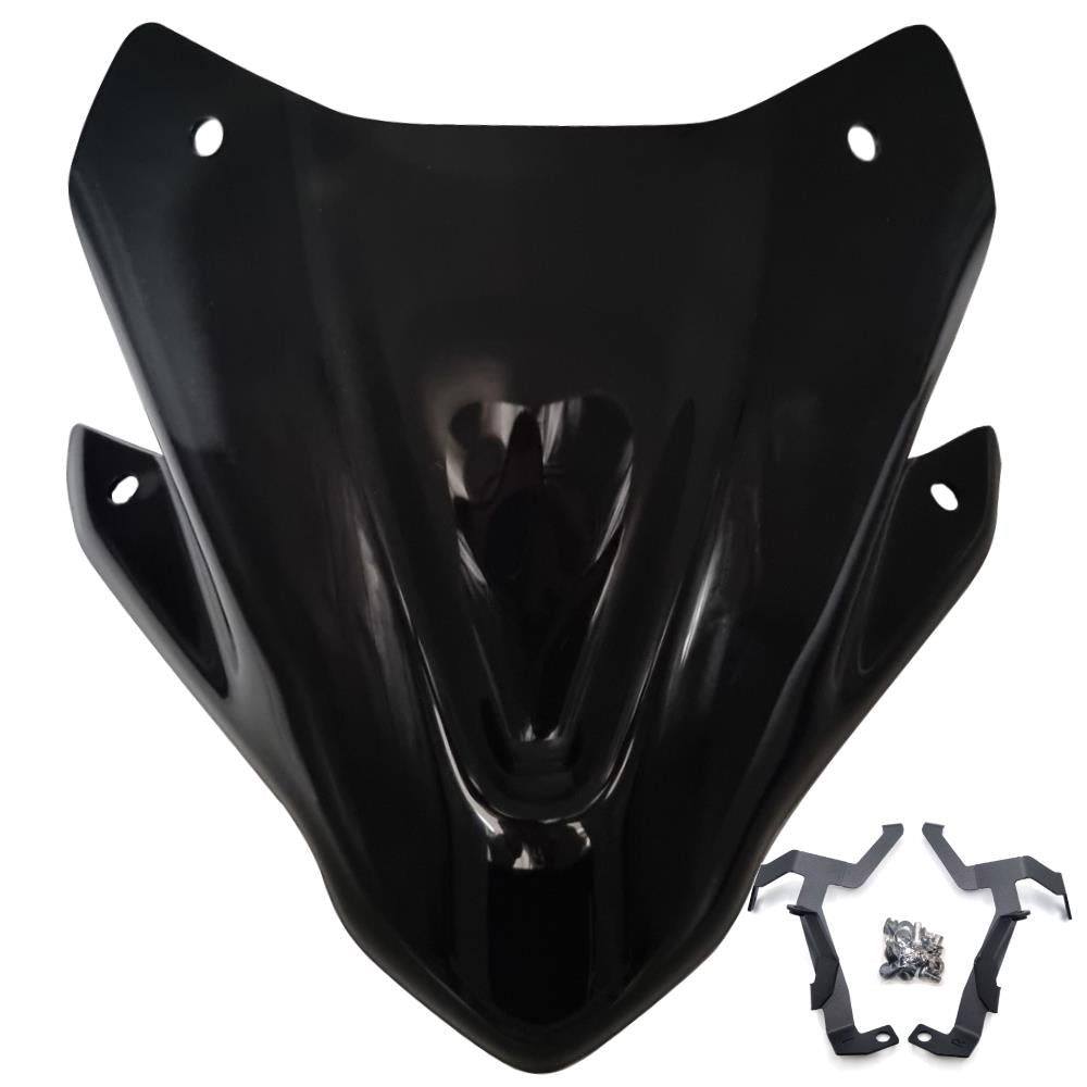 Sports Black Small Windscreen Windshield Screen - Honda CB750 Hornet 2023-2025