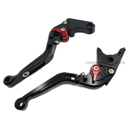 Black Adjustable Extendable Brake & Clutch Levers - Honda CB500X 2022-2024