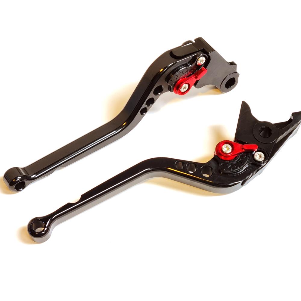 Honda NX500 2024- Long Adjustable Black Clutch & Brake Levers Set