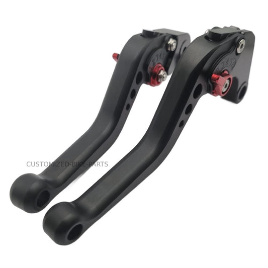 Short Black Clutch & Brake Levers For Aprilia RS 660 2020-2024