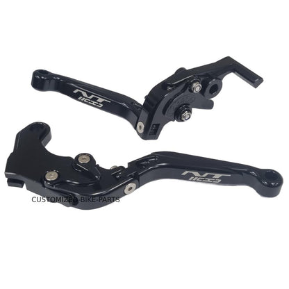 Extendable Clutch Brake Lever Set Black / Black - Honda NT1100 2022-2024