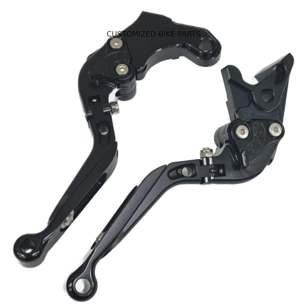 Extendable Clutch Brake Lever Set Black / Black - Honda NT1100 2022-2024