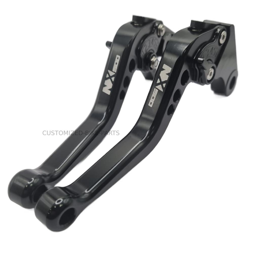 Adjustable Short Black Brake & Clutch Levers For Honda NX500 2024-