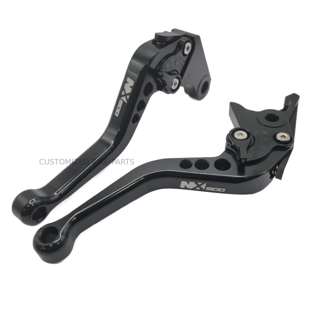 Adjustable Short Black Brake & Clutch Levers For Honda NX500 2024-