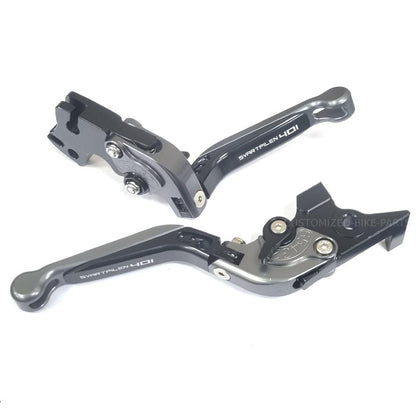 Adjustable Clutch & Brake Lever Set Titanium Black For Husqvarna Svartpilen 401