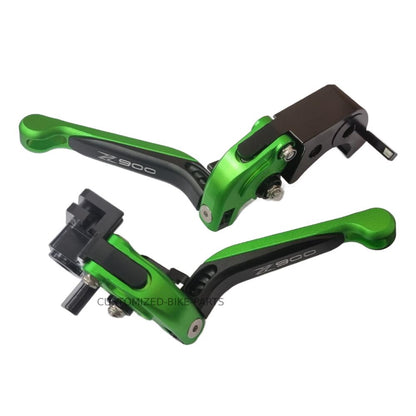 Green / Black Adjustable Brake & Clutch Levers Kawasaki Z900SE Z900RS 2018-2024