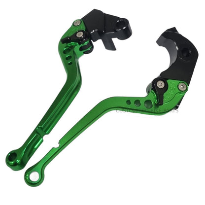 Long Green Clutch & Brake Levers Kawasaki Z1000SX /NINJA 1000/Tourer 2011-2016