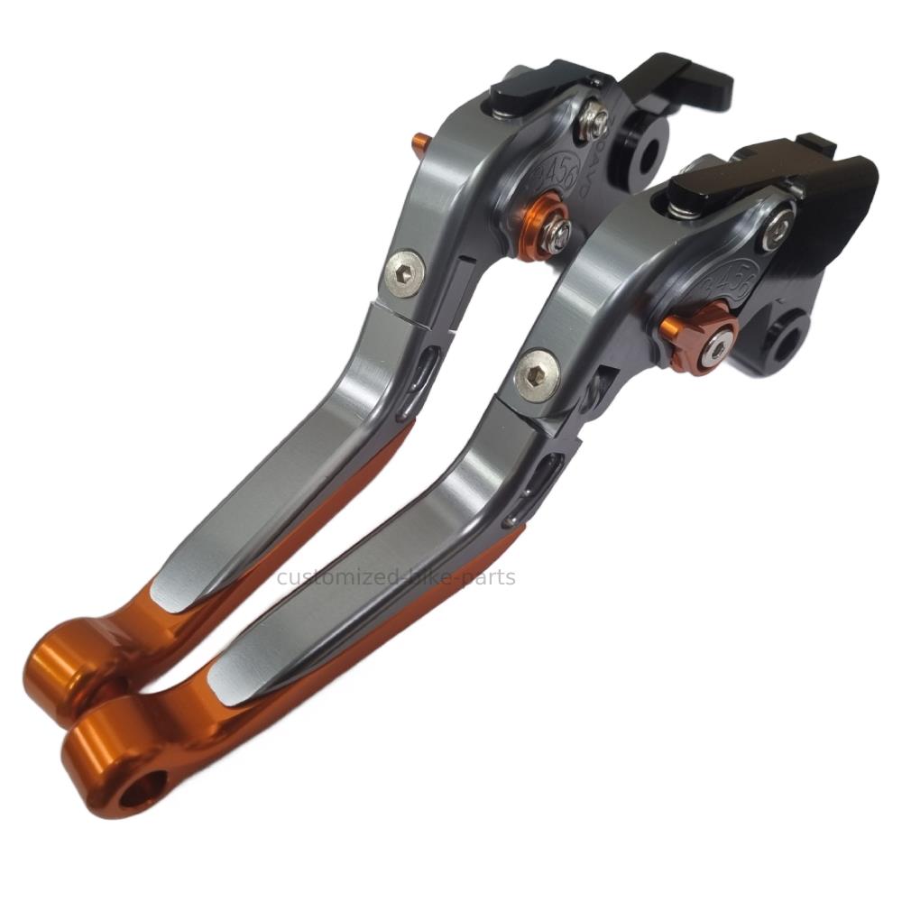 KTM 790 R / S Adventure 2019-2024 Clutch & Brake Levers Titanium / Orange