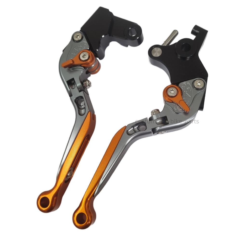 KTM 790 R / S Adventure 2019-2024 Clutch & Brake Levers Titanium / Orange