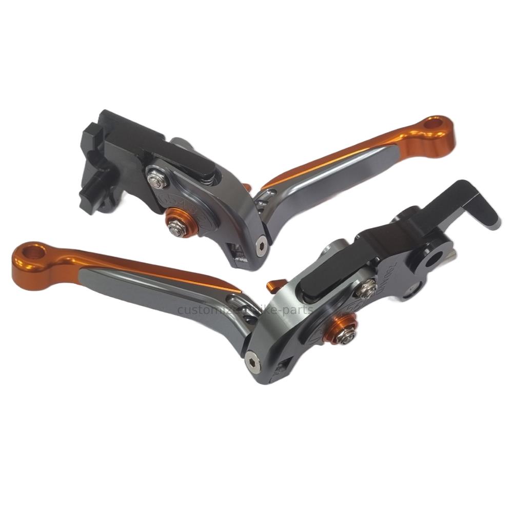 KTM 790 R / S Adventure 2019-2024 Clutch & Brake Levers Titanium / Orange