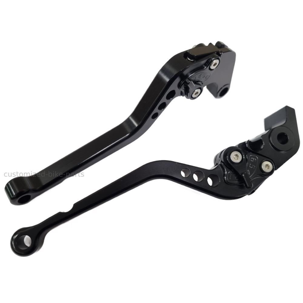 Long Black Clutch & Brake Levers Aprilia Tuono 660 2021-2024