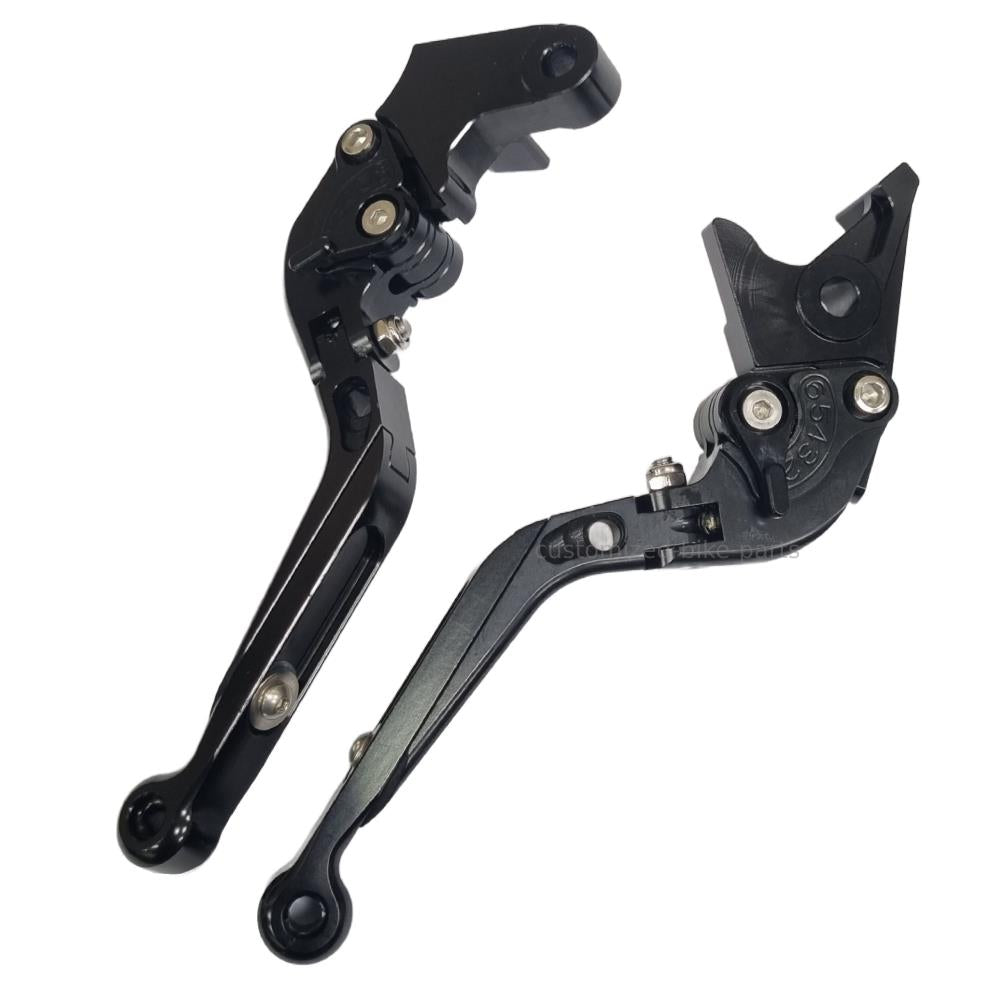 Black Adjustable Clutch & Brake Lever Set For Honda CB750 Hornet 2023-2024