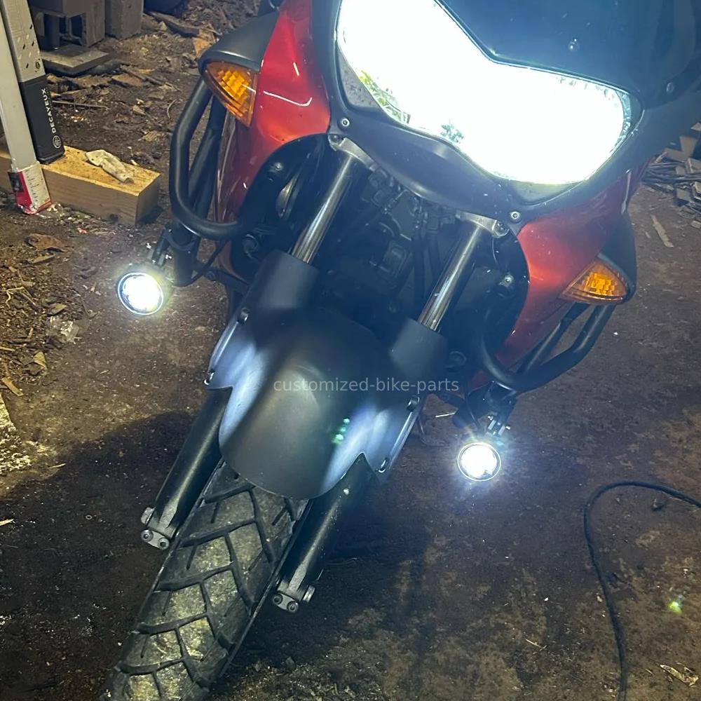 Complete  100W LED Auxiliary Spot Fog Light Assembly Kit - BMW R1250GS / R1200GS