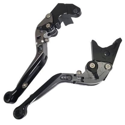 Suzuki DL 650 V-Strom 800DE Adjustable Clutch Brake Lever Set - Titanium / Black