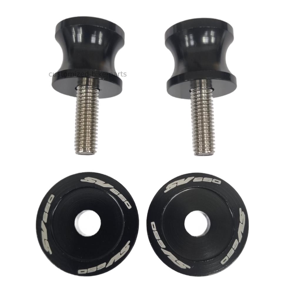 Rear Swingarm Spools Paddock Stand Bobbins - Suzuki SV650 / S 1999-2024