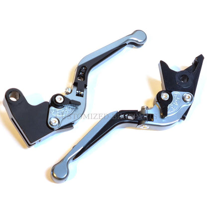 Titanium / Black Adjustable Clutch & Brake Levers Triumph Daytona 660 2024-2025