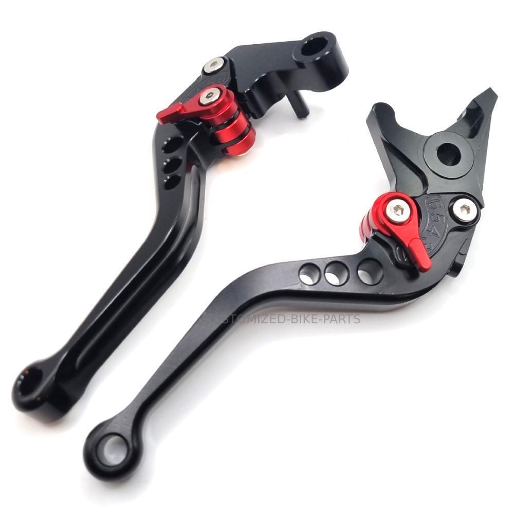 Short Black Clutch & Brake Levers For BMW S1000XR 2020-2024