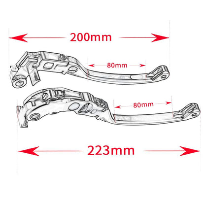 Replacement OEM Style Clutch Brake Levers - Yamaha MT-10 / YZF-R7 / XSR900