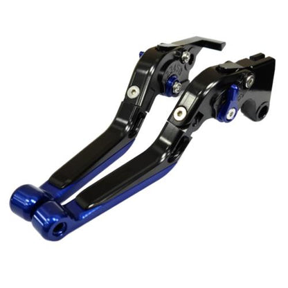 Adjustable Black / Blue Clutch & Brake Levers - Yamaha Tracer 7 / 7GT 2021-2024