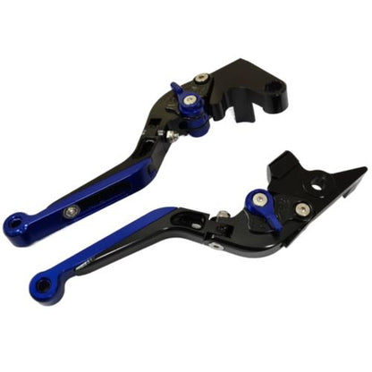 Adjustable Black / Blue Clutch & Brake Levers - Yamaha Tracer 7 / 7GT 2021-2024