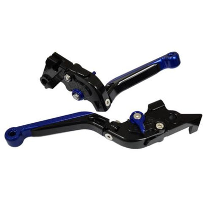 Adjustable Black / Blue Clutch & Brake Levers - Yamaha Tracer 7 / 7GT 2021-2024