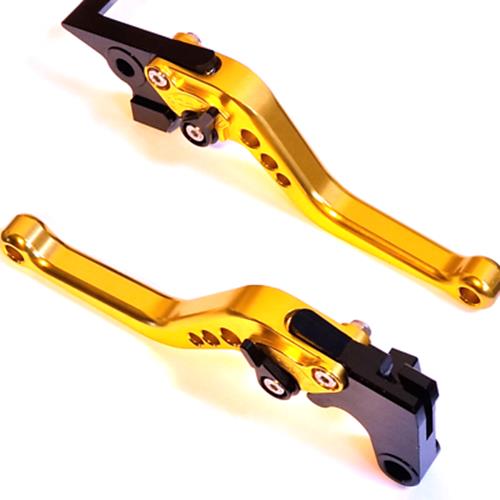 CNC Short Gold Clutch & Brake Levers For Yamaha Tracer 7GT 2021-2024