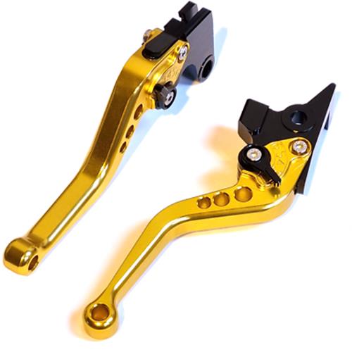 CNC Short Gold Clutch & Brake Levers For Yamaha Tracer 7GT 2021-2024