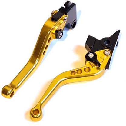 CNC Short Gold Clutch & Brake Levers For Yamaha Tracer 7GT 2021-2024