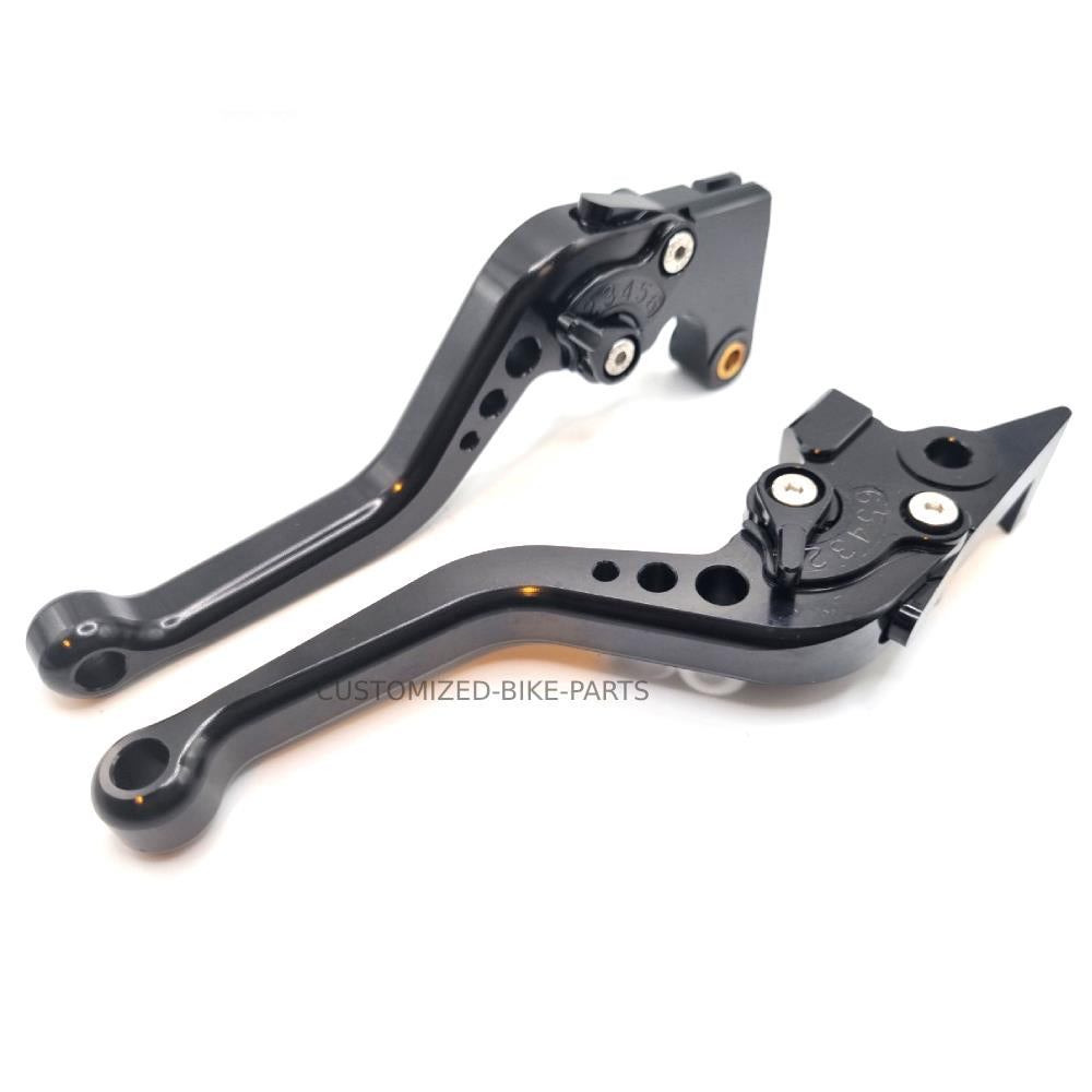 Short Black Clutch & Brake Levers For Yamaha Tracer 7GT 2021-2024