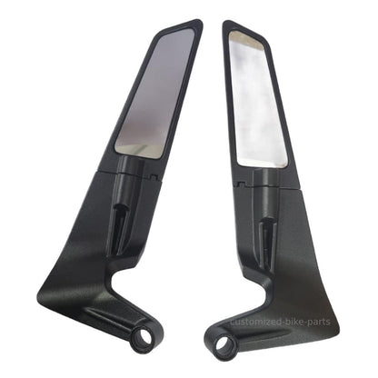 Adjustable Wing Fin Side Rear-view Mirrors Yamaha YZF R125 R1 R1M R1S R3 R6