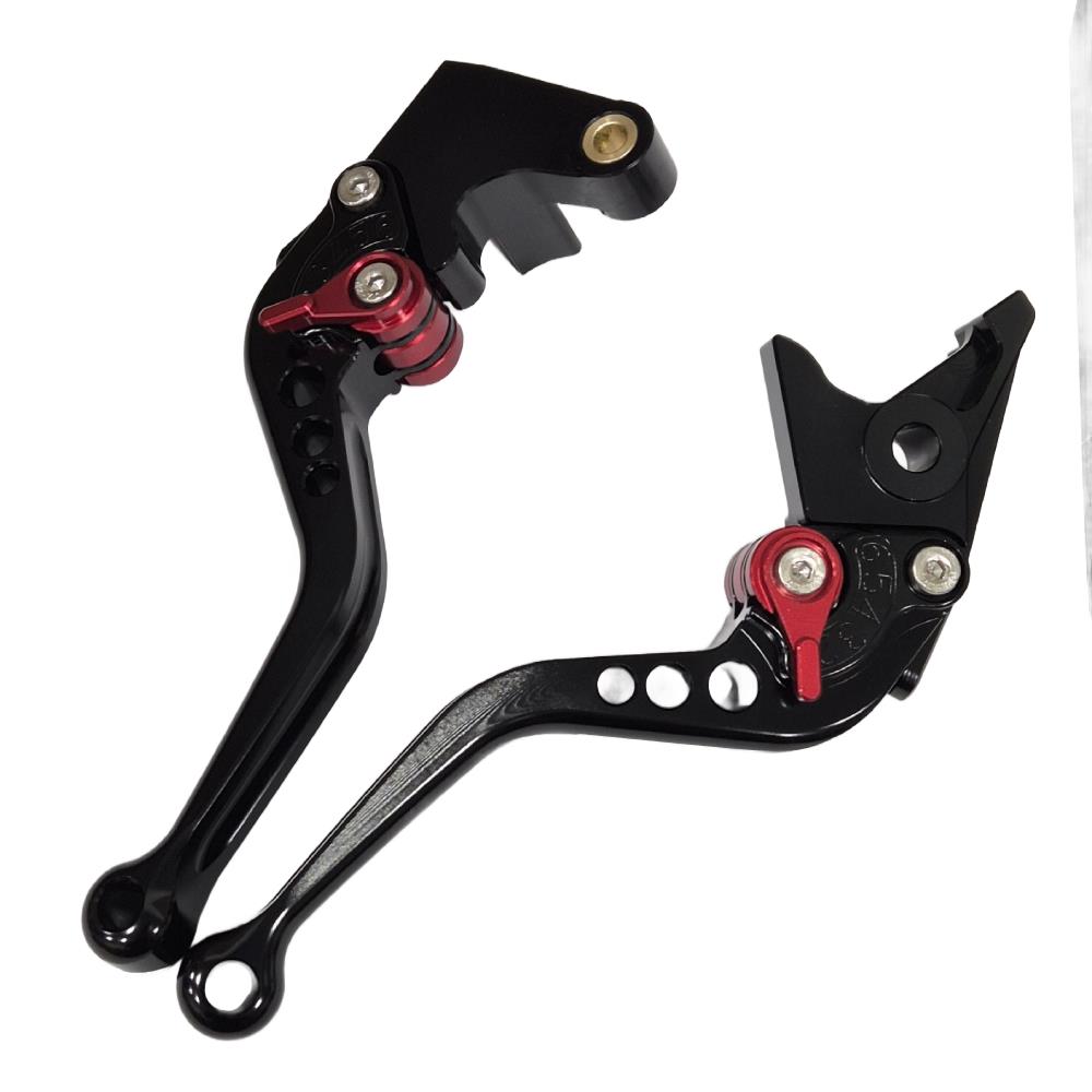 Short Black Clutch & Brake Lever Set - Suzuki GSX-S1000GT 2021-2024