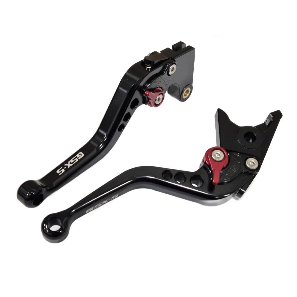 Short Black Clutch & Brake Lever Set - Suzuki GSX-S1000GT 2021-2024