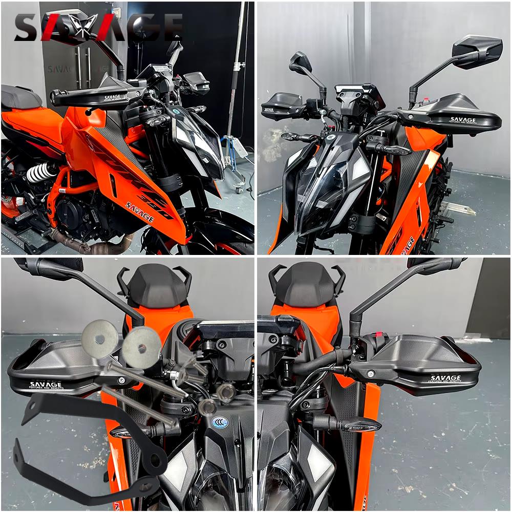 Full Set Handguard Shield Hand Guard Protector - KTM Duke 125 390 2014-2024