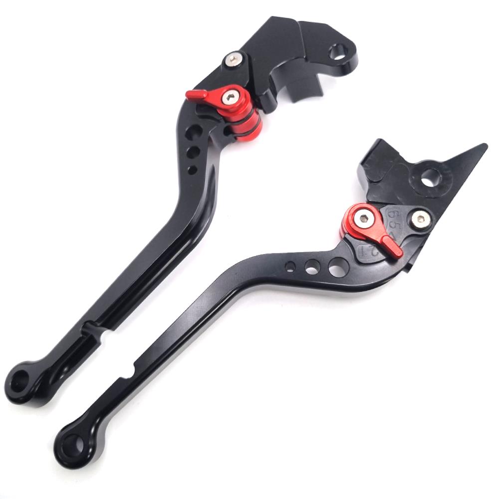 Long Black Clutch & Brake Levers For Suzuki GSX-8S / GSX-8R 2023-2024