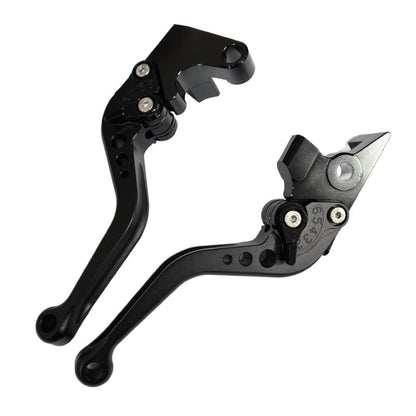 Short Black Clutch & Brake Levers For Yamaha MT-07 / Tracer 700 2014-2024