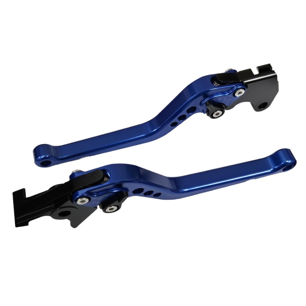 Long Blue Clutch & Brake Levers For Suzuki Gladius SFV650 2009-2016