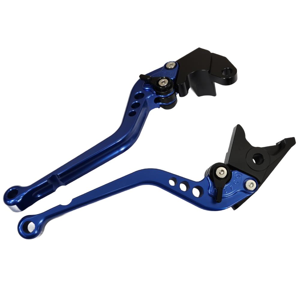 Long Blue Clutch & Brake Levers For Suzuki Gladius SFV650 2009-2016