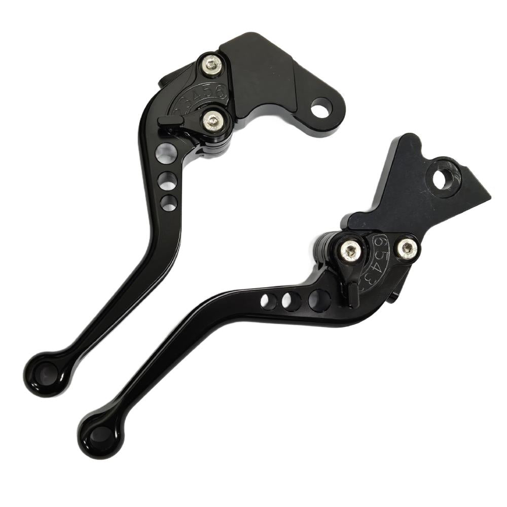 Short Black Clutch & Brake Levers For Aprilia SX125 2021-2024