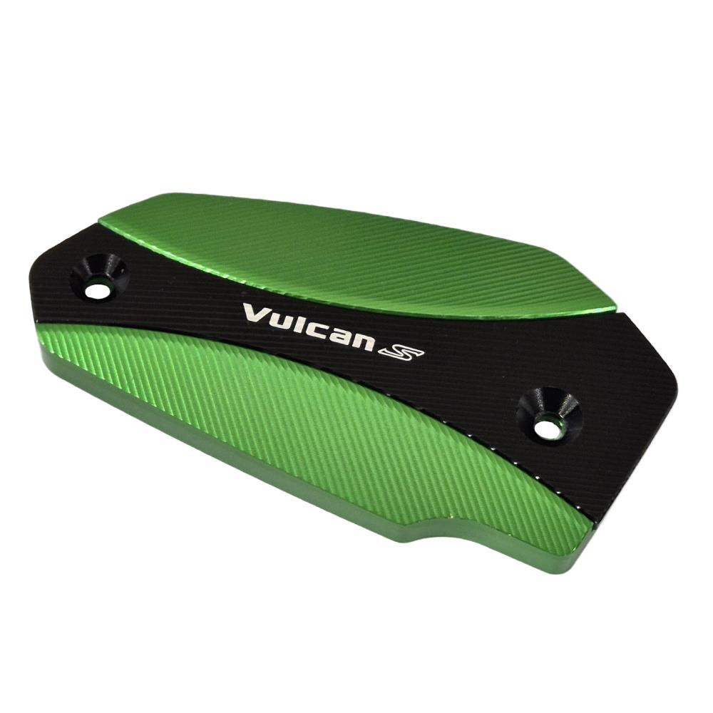 VN Vulcan S 650 CNC Brake Reservoir Fluid Tank Oil Cup Cover - Green