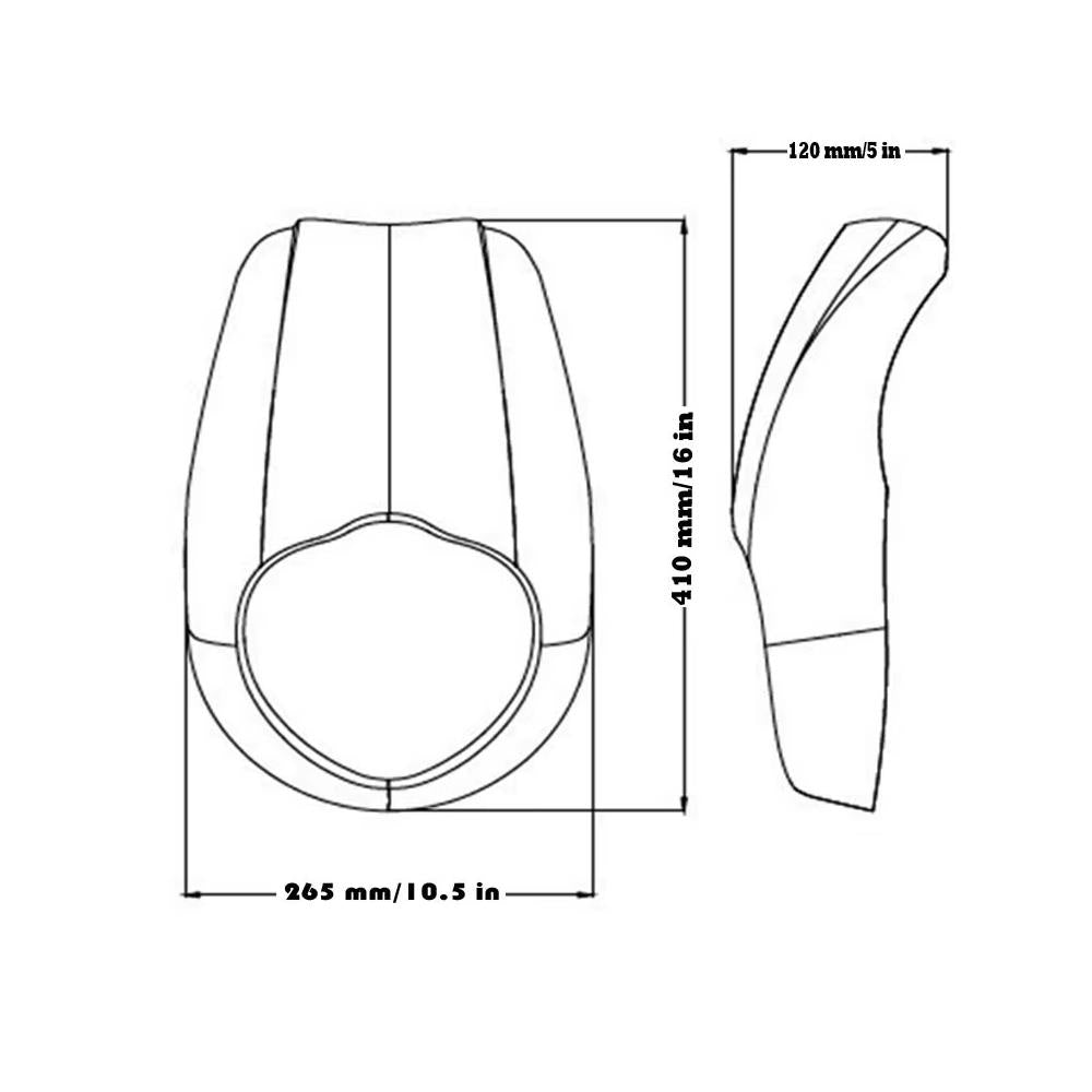 Windscreen Windshield Fairing Wind Deflector Kawasaki Vulcan S 650 2015-2025