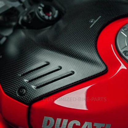 Ducati Panigale V4 V4S V4R 2018-2021 Carbon Fuel Gas Tank Battery Cover Guard