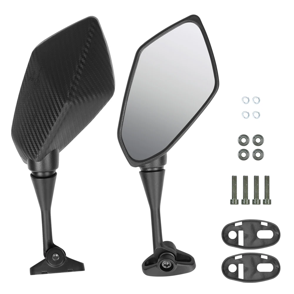 Suzuki GSXR600 GSXR750 GSXR1000 GSX SV650 Carbon Look Rear View Mirrors