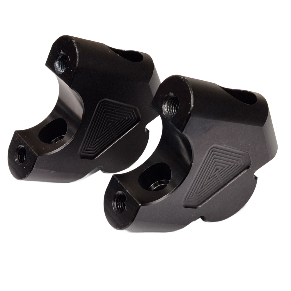 Black Handlebar Mount Risers Clamp BMW R R1200GS R1250GS R 1200 1250 GS 1000 XR