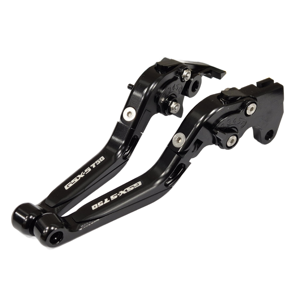 Suzuki GSX-S750 2011-2023 djustable Clutch Brake Lever Set - Black/Black