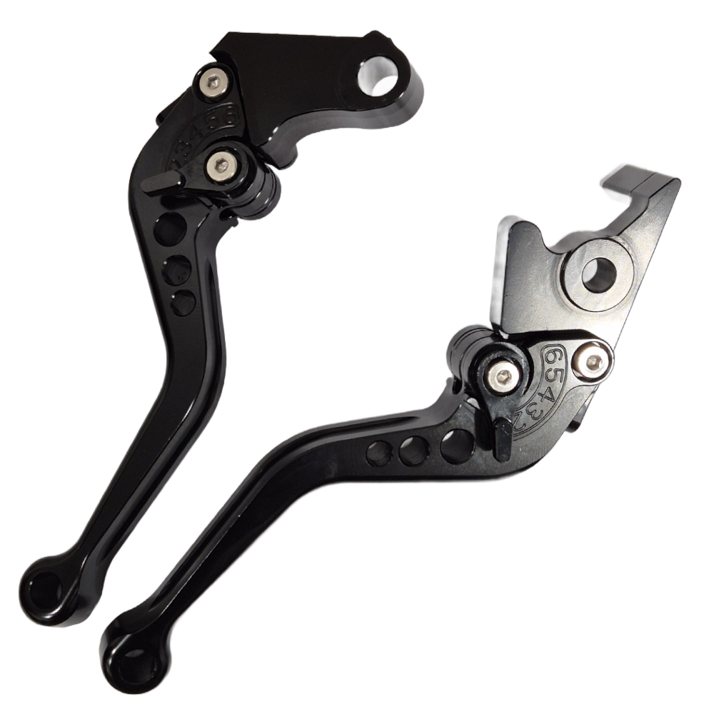 Short Black Brake & Clutch Levers For Honda CB500X 2022-2024