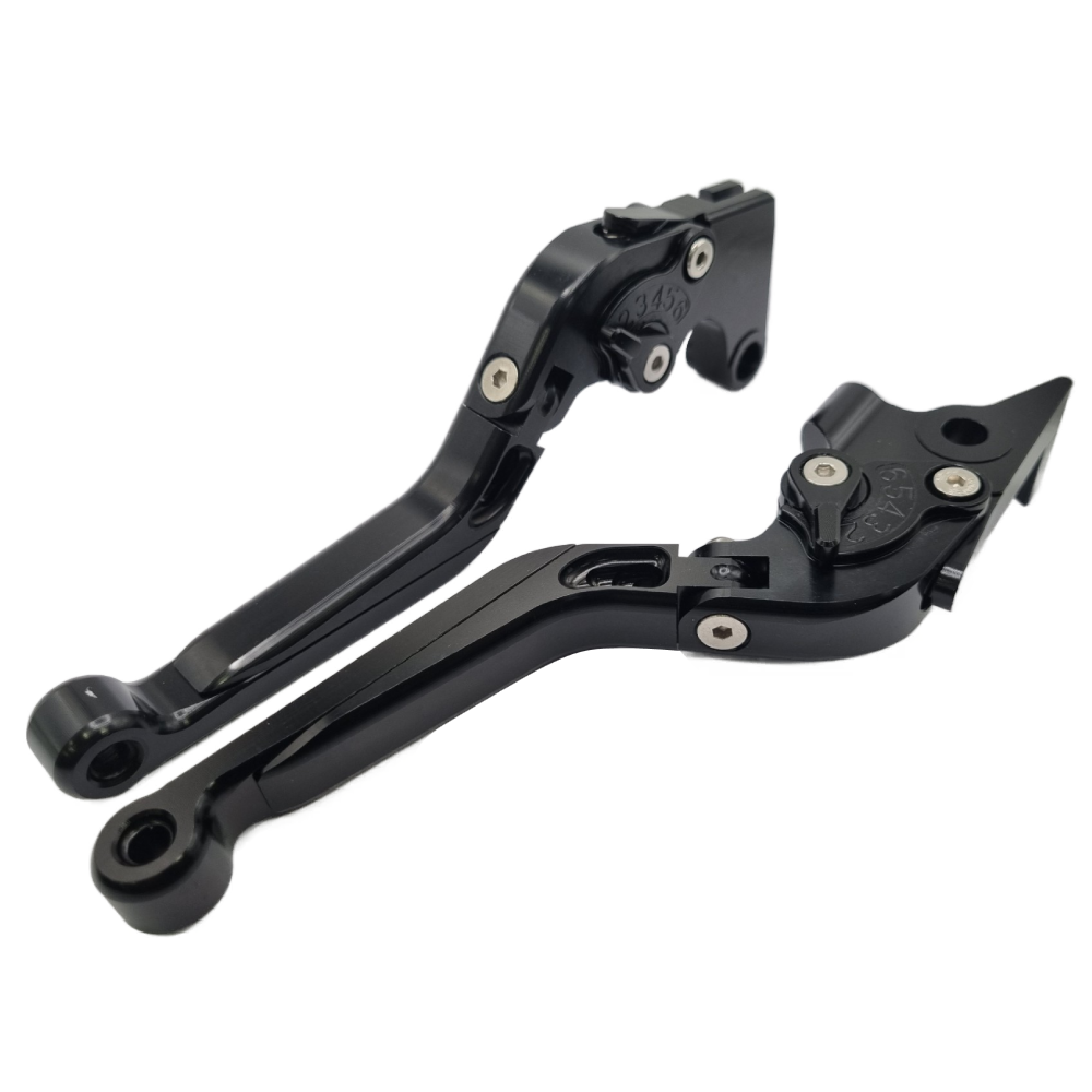 Yamaha MT-09 / MT-07 2014-2023 Adjustable Clutch Brake Lever Set - Black / Black