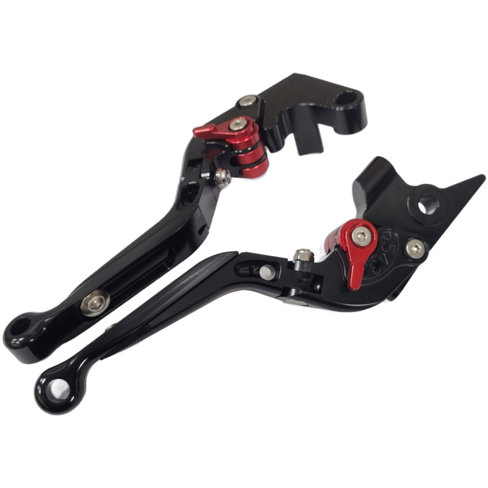 Yamaha MT-09 2014-2020 Adjustable Clutch Brake Lever Set - Black/Black