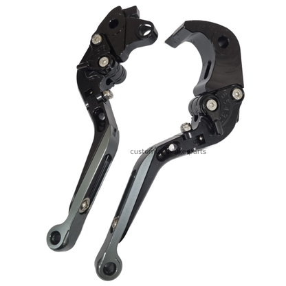 Adjustable Clutch Brake Lever Set Black / Titanium For Honda CB1000R 2008-2016