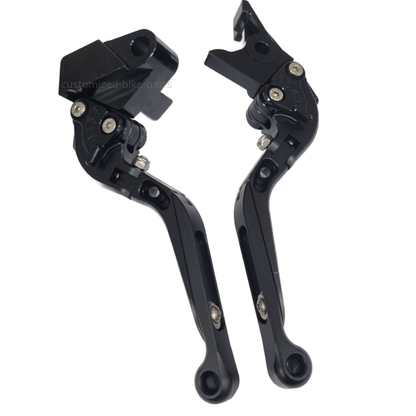 Extendable Black Clutch & Brake Levers For Kawasaki Vulcan S 650 2015-2023