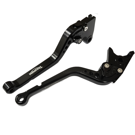 Long Black Clutch & Brake Levers for Triumph TIGER 800 / XC 2011-2014